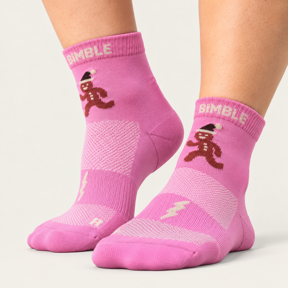 Pink Gingerbread Mid Crew