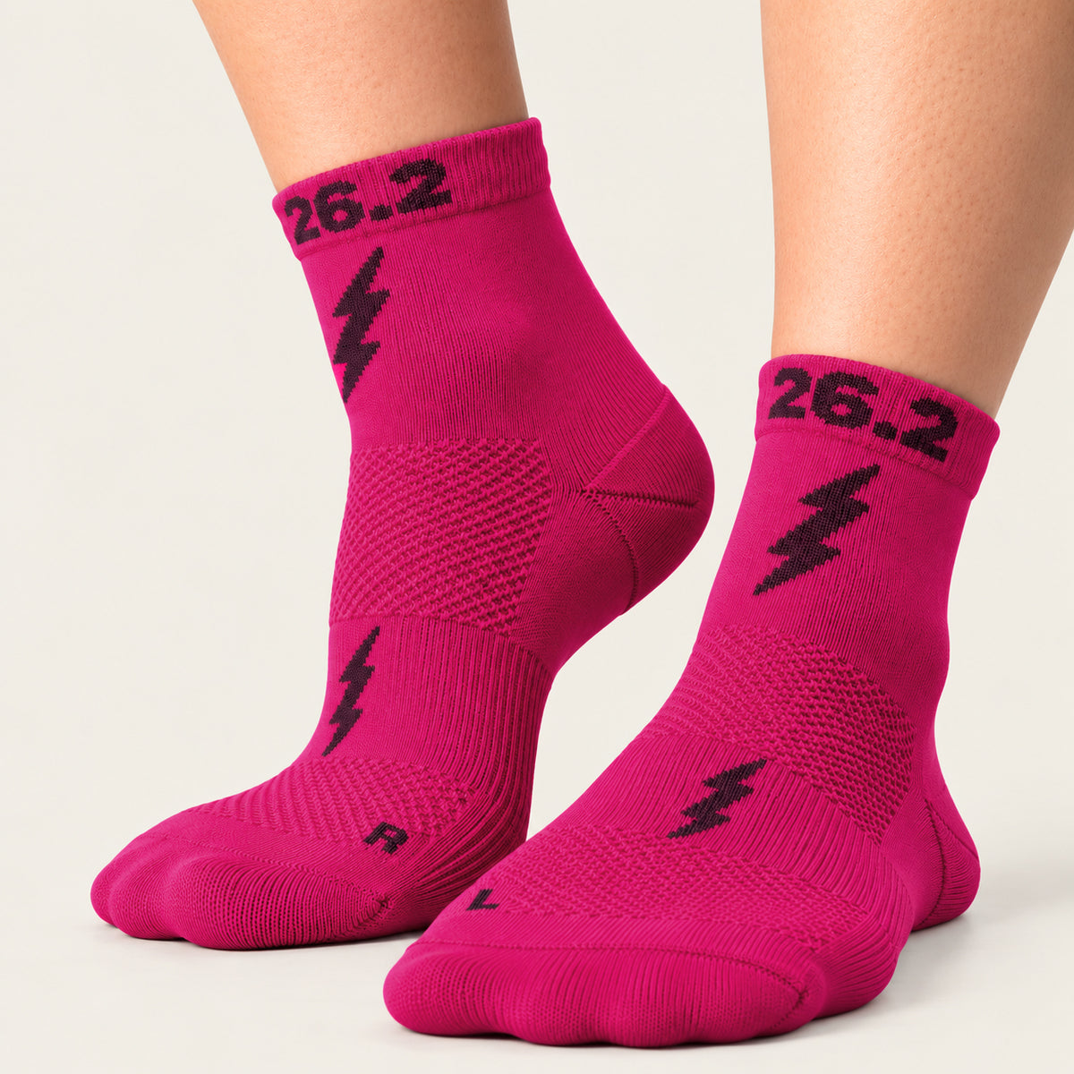 26.2 Pink Mid Crew