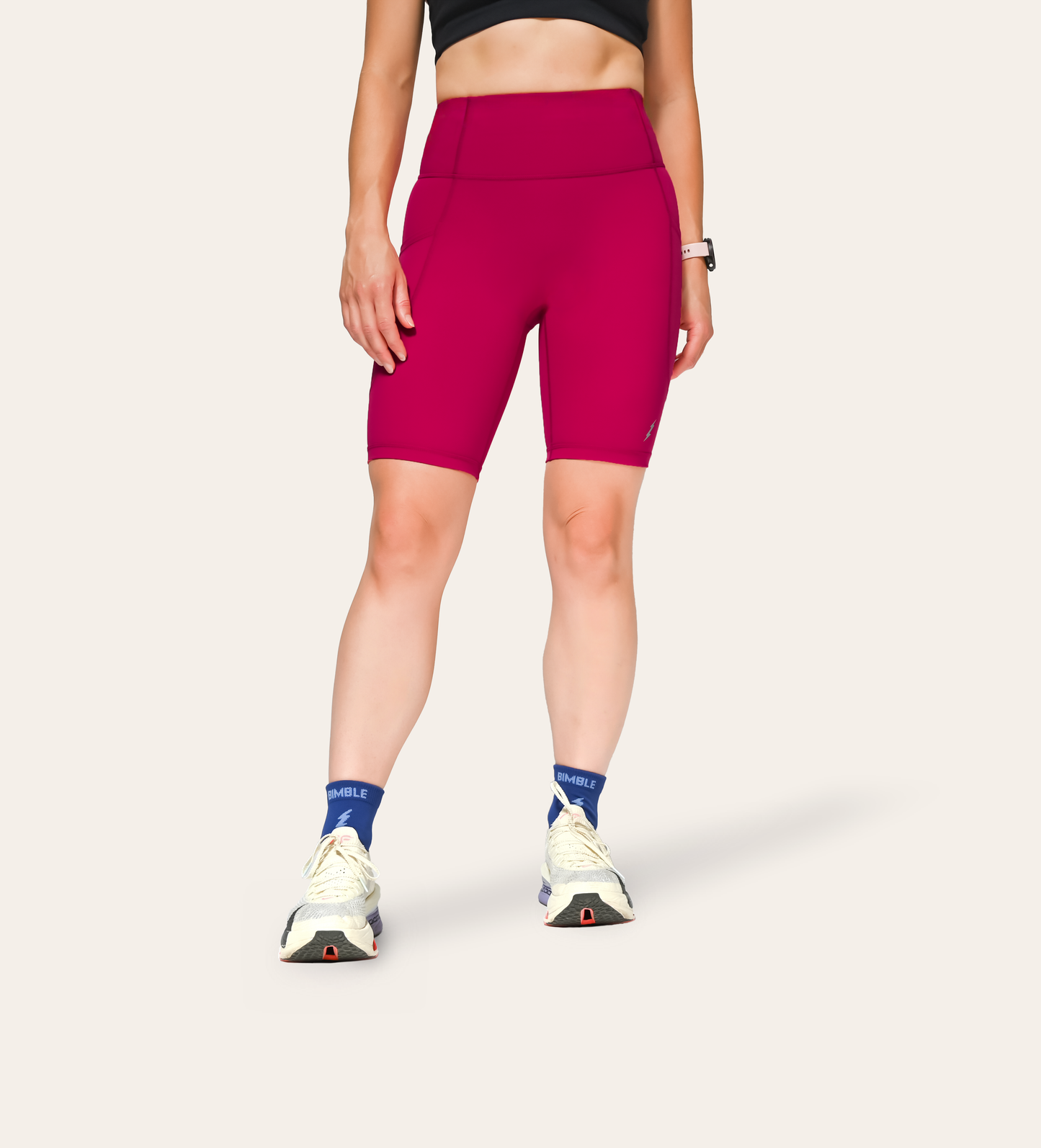 8" RUN SHORTS ROSEBERRY