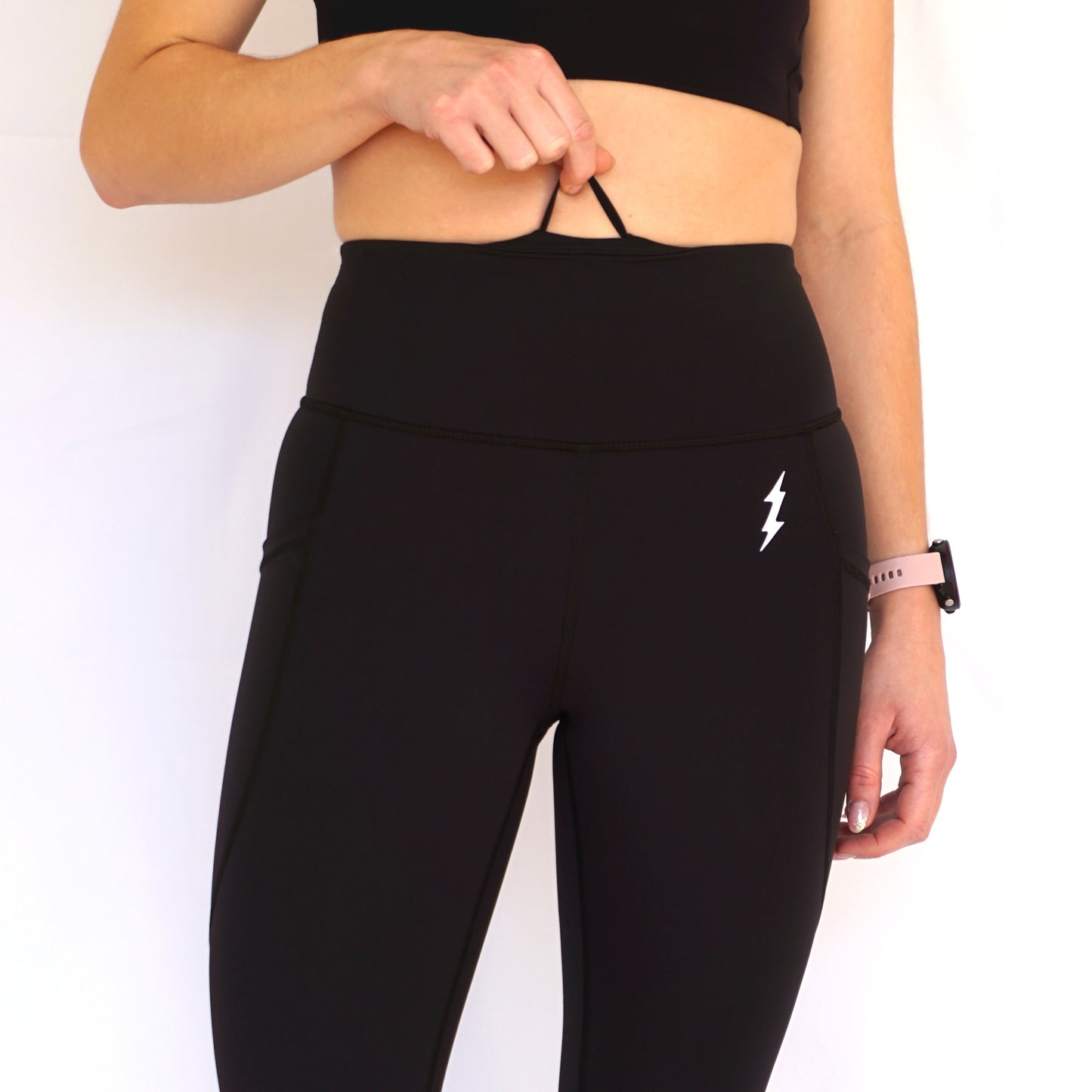 Bimble Black Recycled Soft Strider Leggings