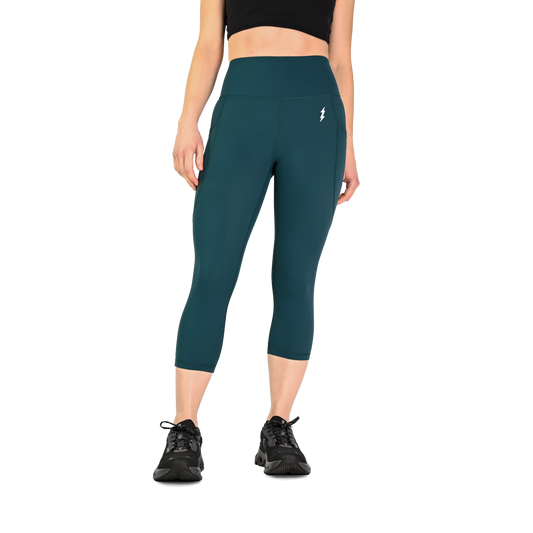 Mermaid Teal Super Strider Cropped