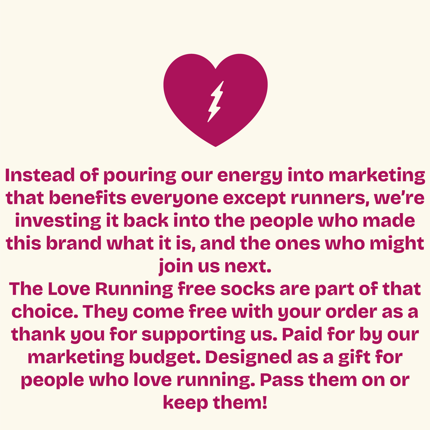 For The Love Of Running Socks