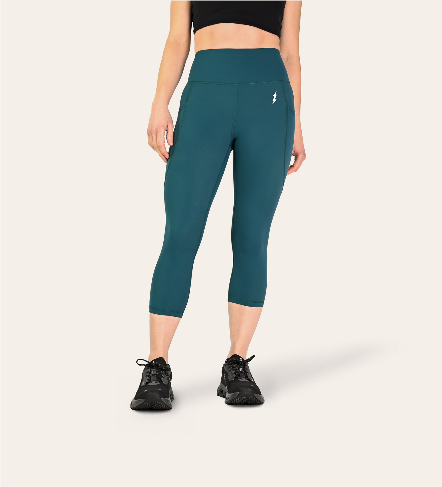 3/4 RUNNING LEGGINGS TEAL
