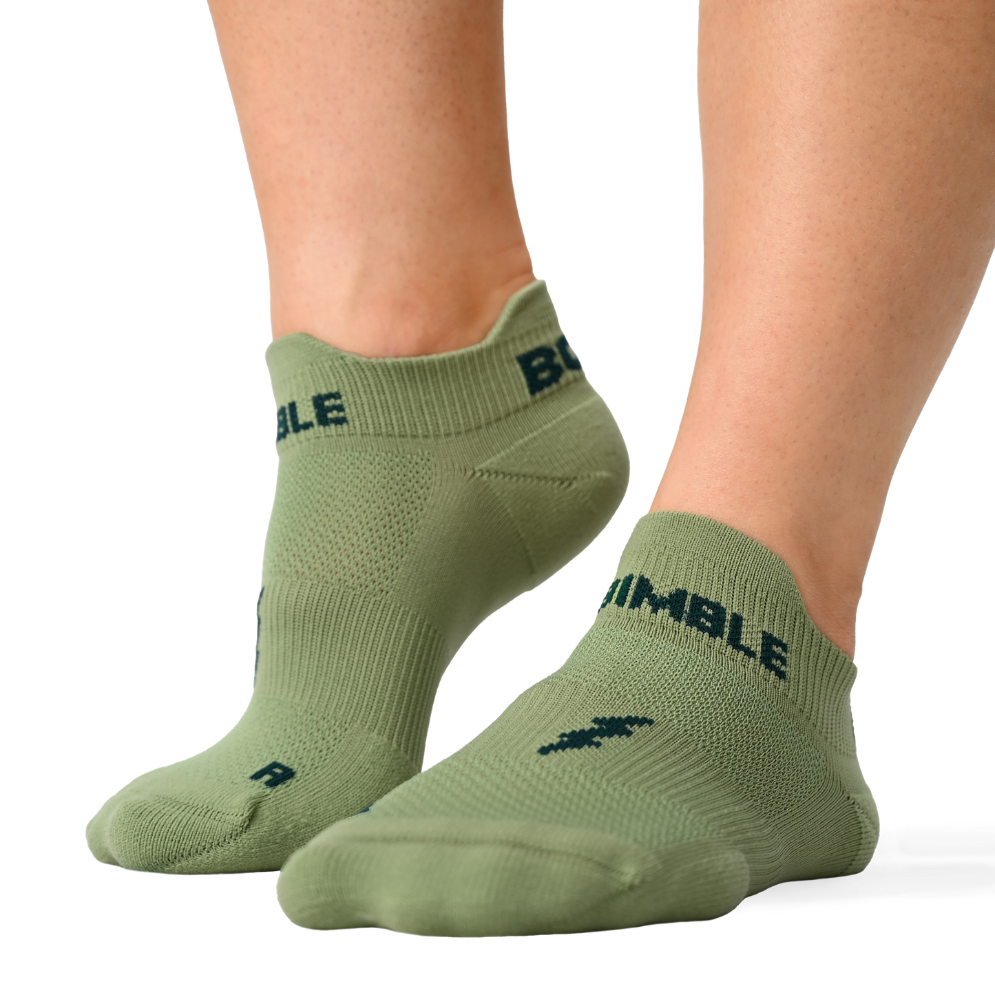 Classic Green Ankle Socks