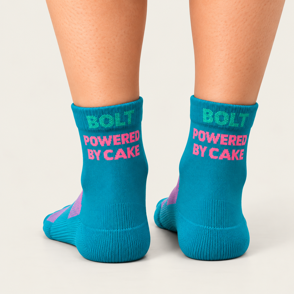 Powered By Cake Teal Mid Crew