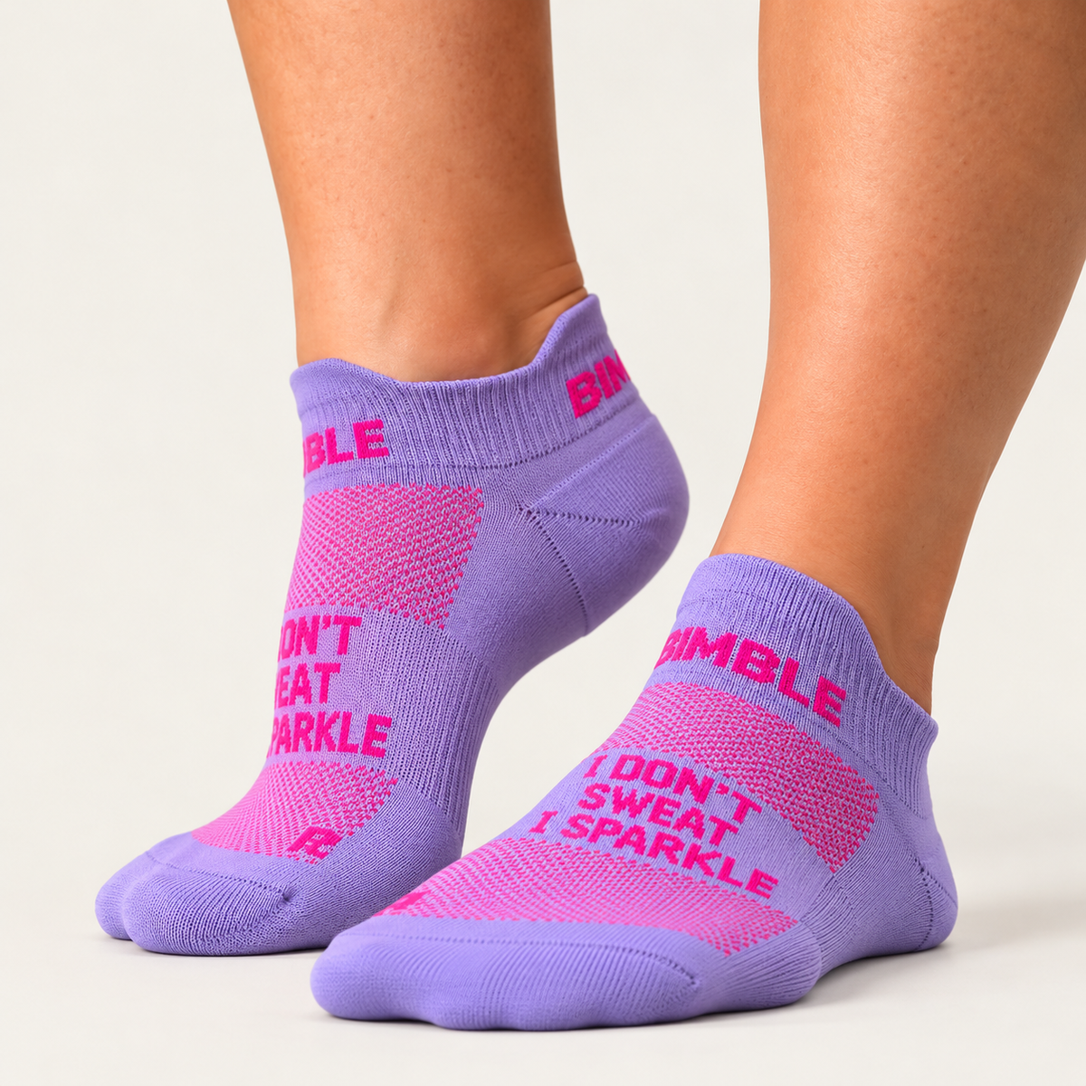 I Don't Sweat, I Sparkle Ankle Socks