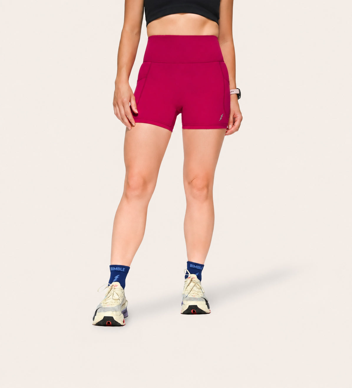 4" RUN SHORTS ROSEBERRY