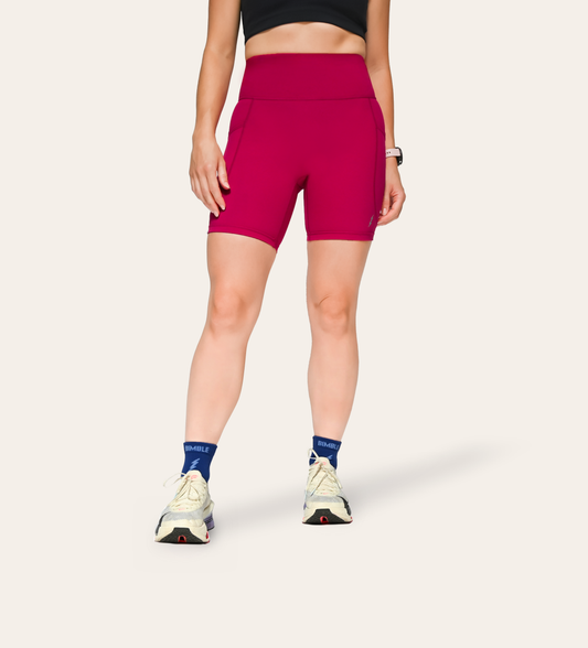 6" RUN SHORTS ROSEBERRY