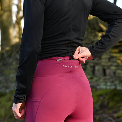7/8 RUNNING LEGGINGS BERRY