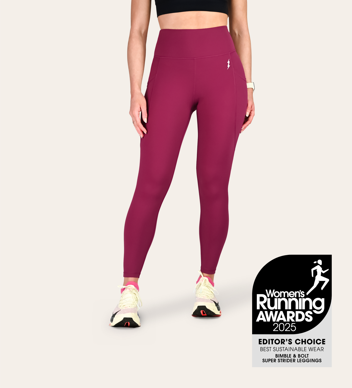 7/8 RUNNING LEGGINGS BERRY