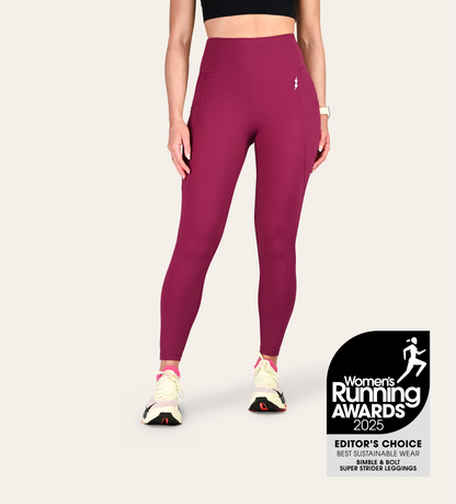 7/8 RUNNING LEGGINGS BERRY