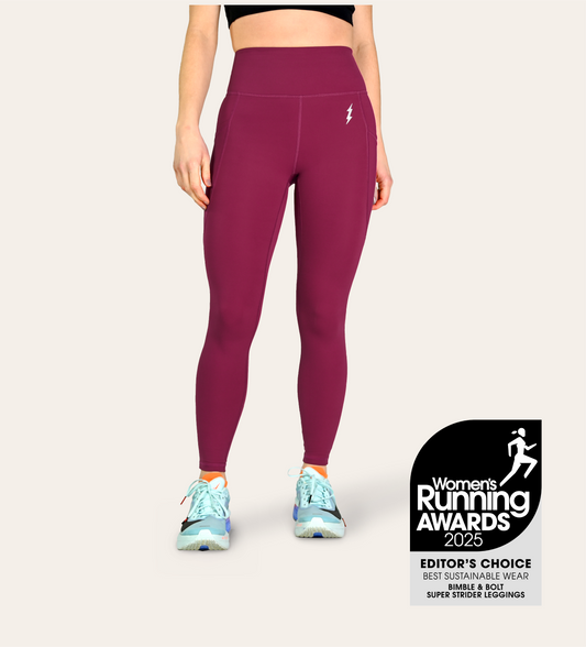 7/8 RUNNING LEGGINGS BERRY