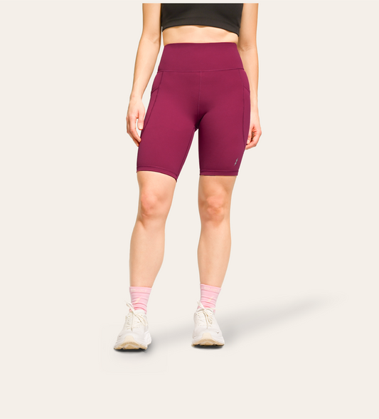 Berry Soft Strider Shorts 8" (FRONT SEAM)