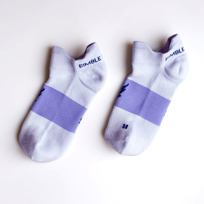 Pastel Purple No Show Socks