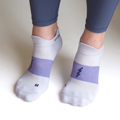 Pastel Purple No Show Socks