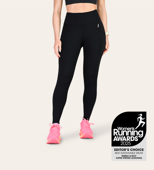 8/8 RUNNING LEGGINGS BLACK