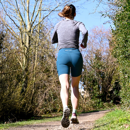 6" RUN SHORTS MERMAID TEAL