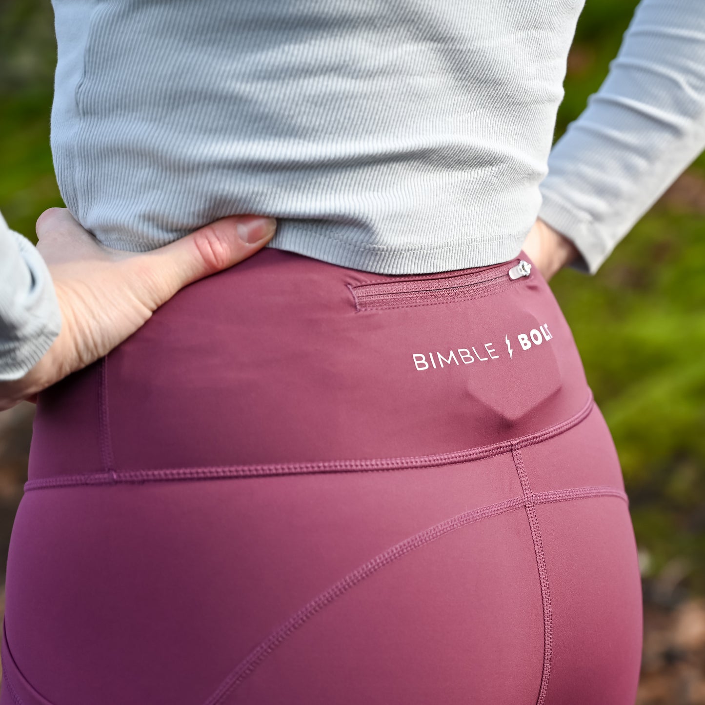 8/8 RUNNING LEGGINGS MULBERRY