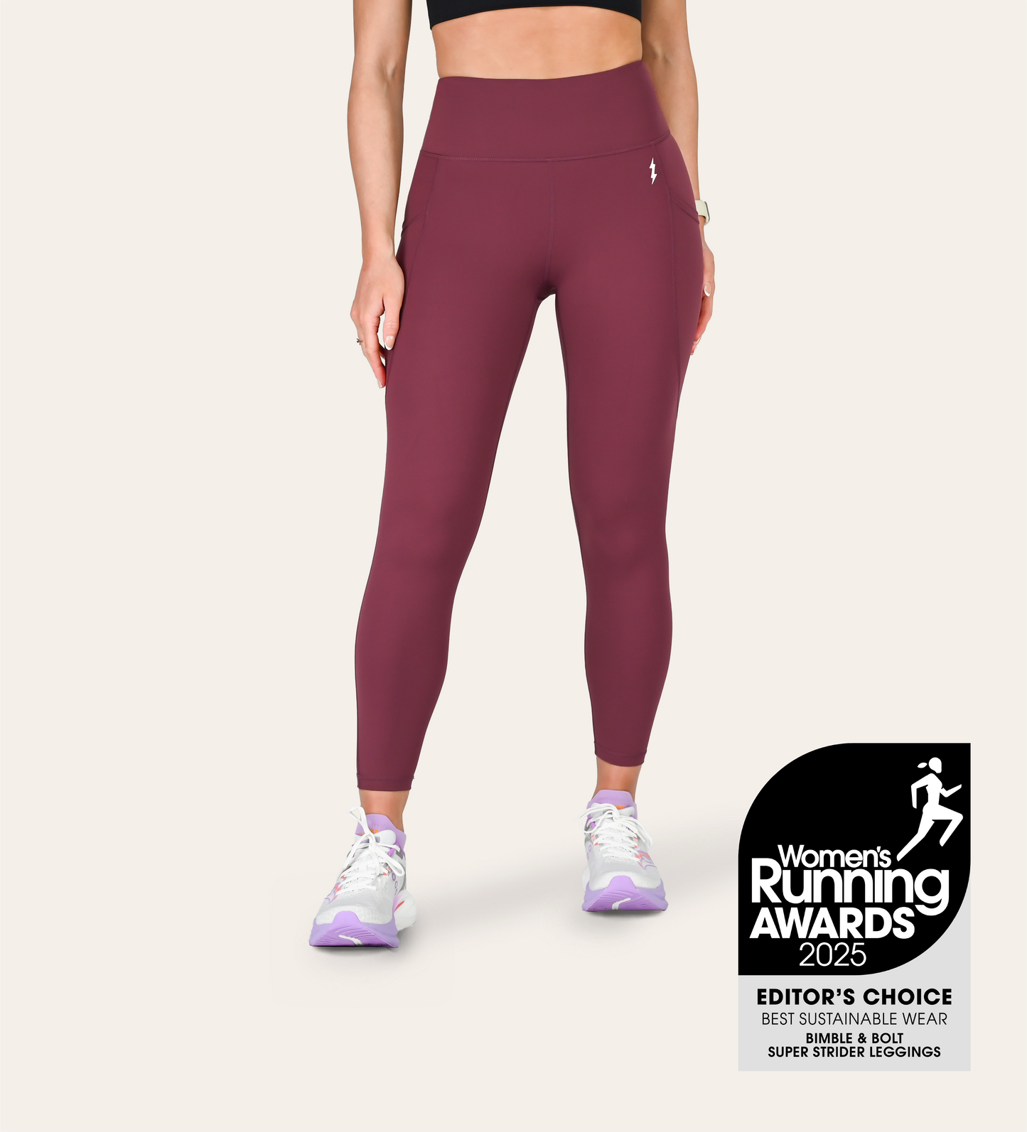 7/8 RUNNING LEGGINGS MULBERRY