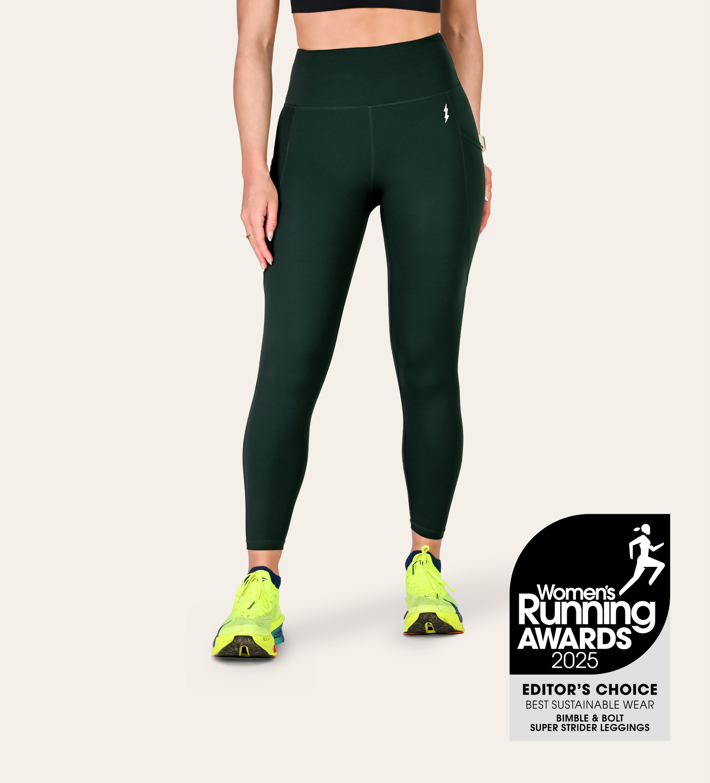 7/8 RUNNING LEGGINGS RACING GREEN