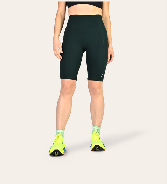 10" RUN SHORTS RACING GREEN