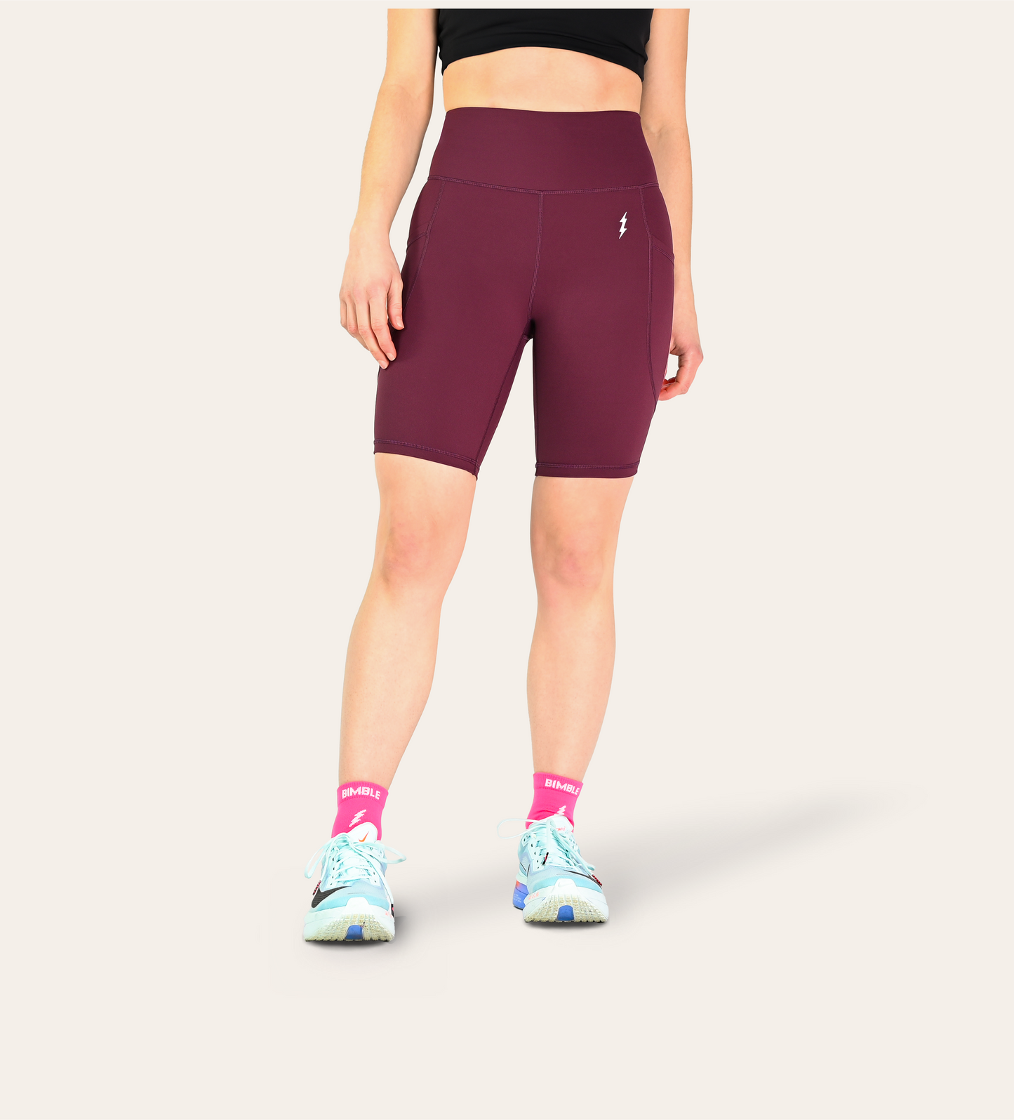 WINE SOFT STRIDER SHORTS 8"