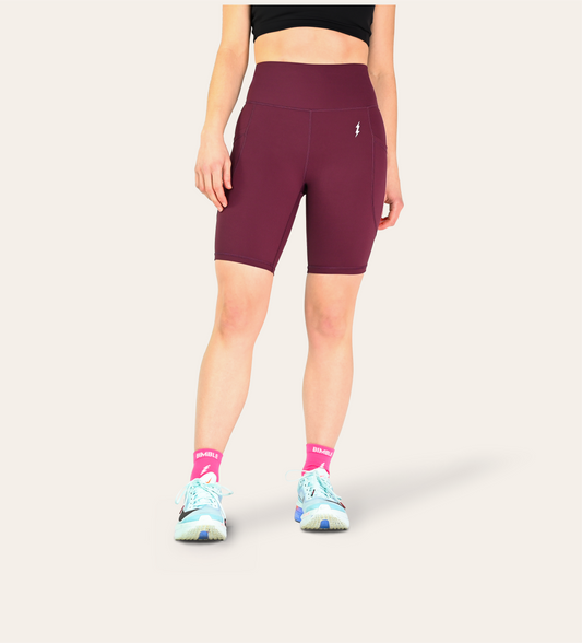 WINE SOFT STRIDER SHORTS 8"