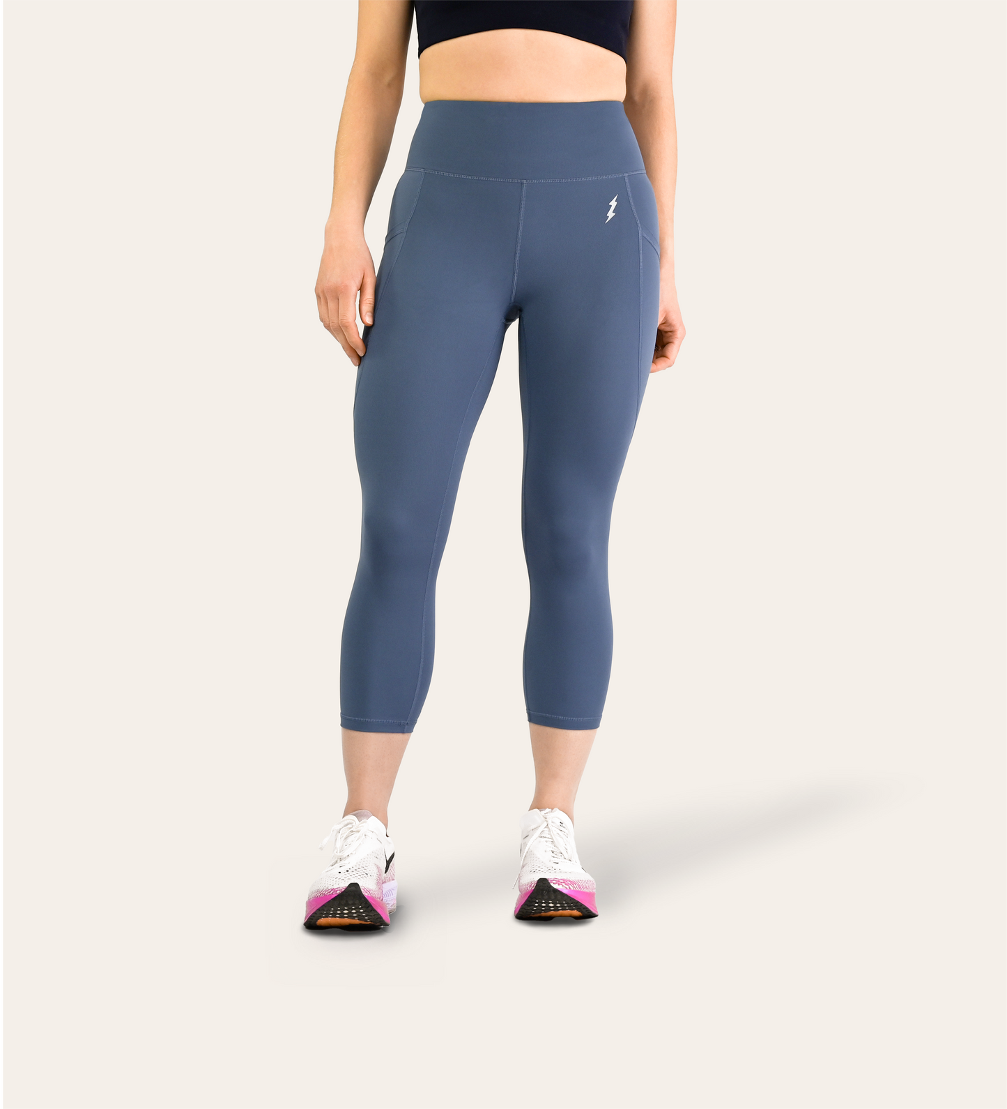 3/4 RUNNING LEGGINGS BLUE