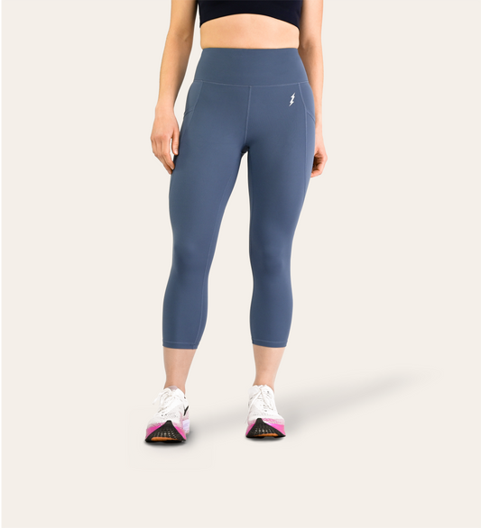 3/4 RUNNING LEGGINGS BLUE