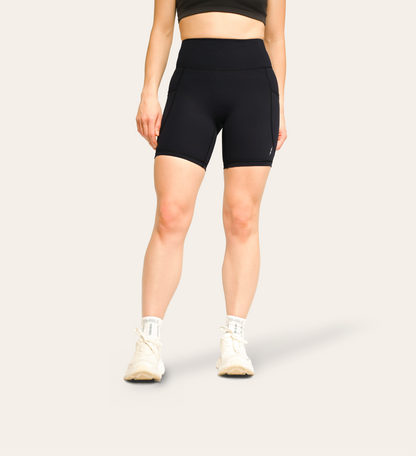 6" RUN SHORTS BLACK