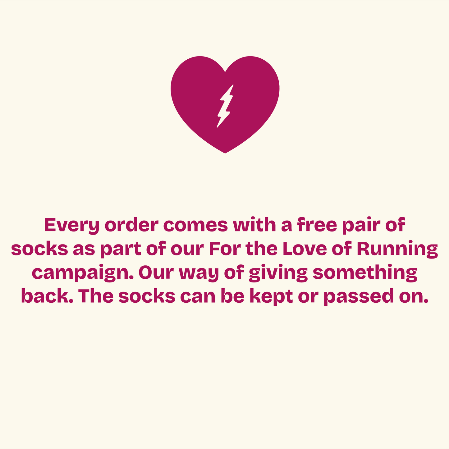 For The Love Of Running Socks