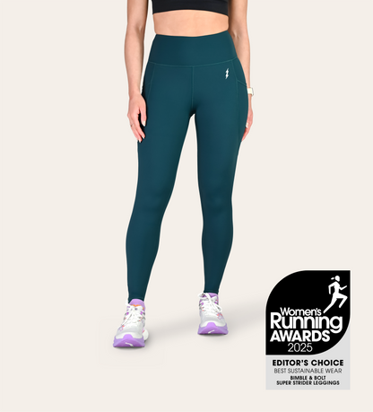8/8 RUNNING LEGGINGS MERMAID TEAL