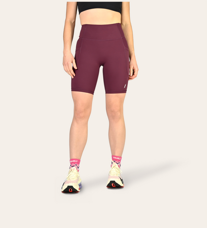 8" RUN SHORTS MULBERRY