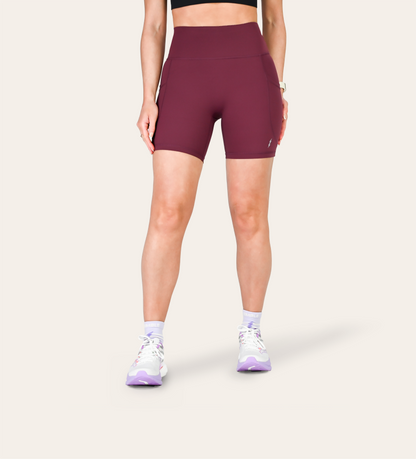 6" RUN SHORTS MULBERRY