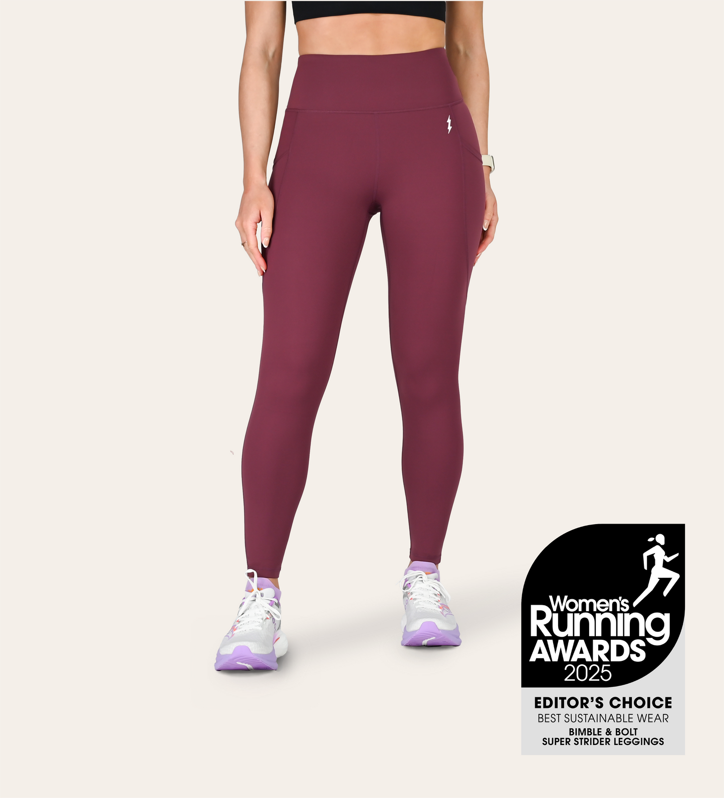 8/8 RUNNING LEGGINGS MULBERRY