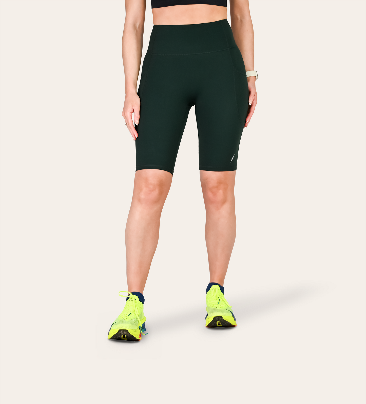 10" RUN SHORTS RACING GREEN