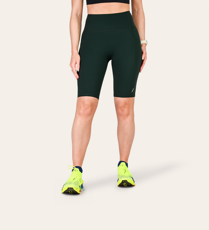 10" RUN SHORTS RACING GREEN