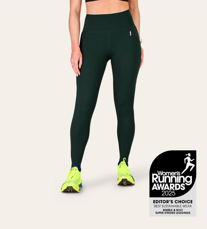 8/8 RUNNING LEGGINGS RACING GREEN