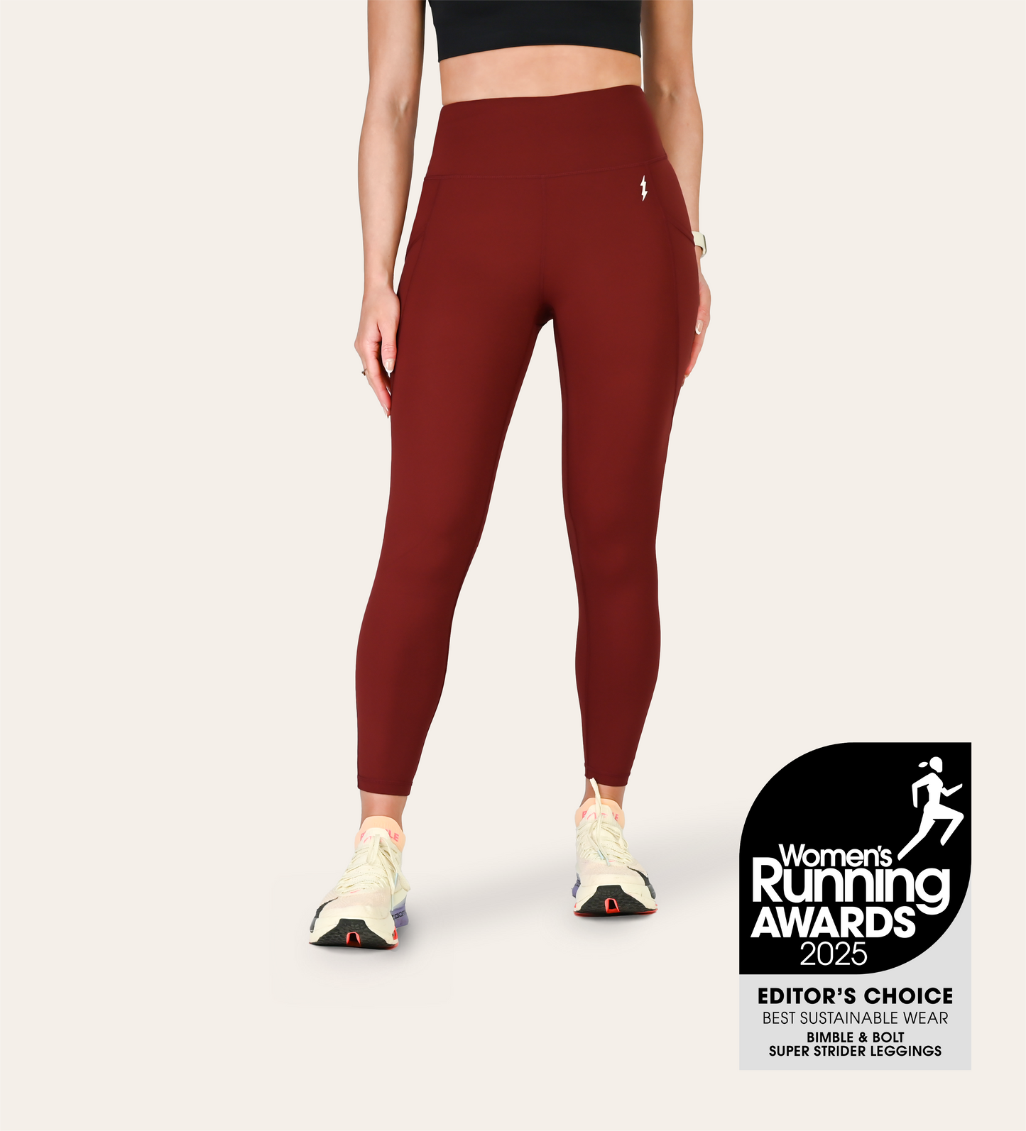 7/8 RUNNING LEGGINGS RED DUNE