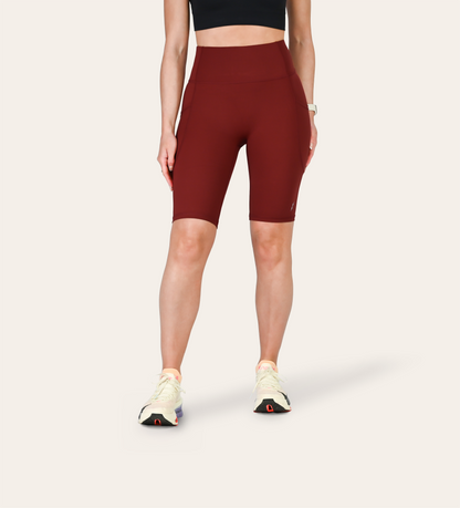 10" RUN SHORTS RED DUNE